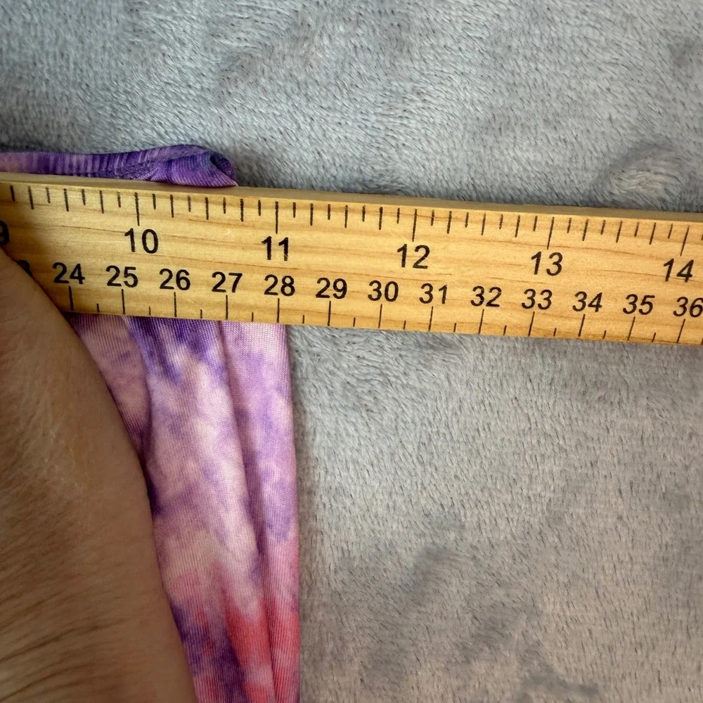 Cuddl Duds Base Layer Set Girls Large Multicolor Tie Dye Comfortech Pajamas 2pk